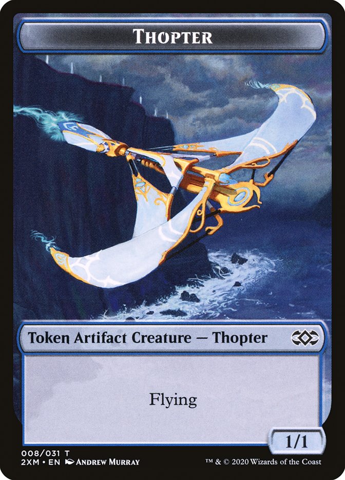 {T} Thopter Token (008/031) [Double Masters Tokens][T2XM 008]