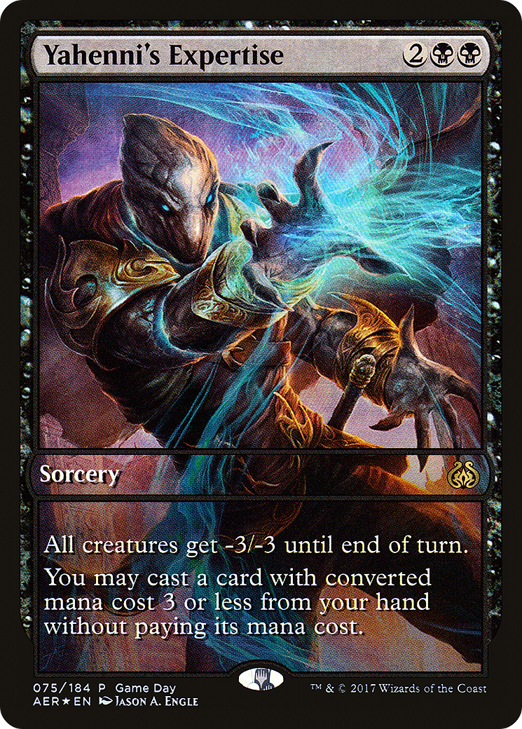{R} Yahenni's Expertise (Game Day) [Aether Revolt Promos][PA AER 075] - Misty Mountain Games