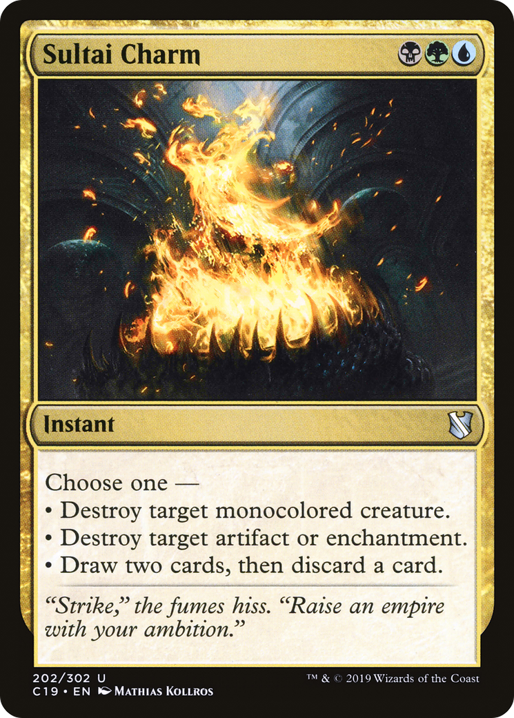 {C} Sultai Charm [Commander 2019][C19 202]