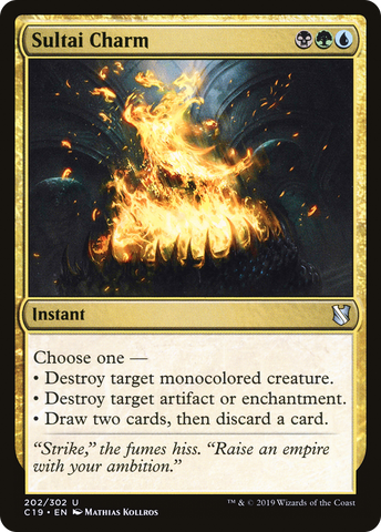 {C} Sultai Charm [Commander 2019][C19 202]