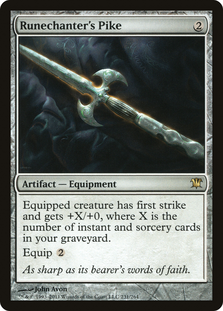 {R} Runechanter's Pike [Innistrad][ISD 231]
