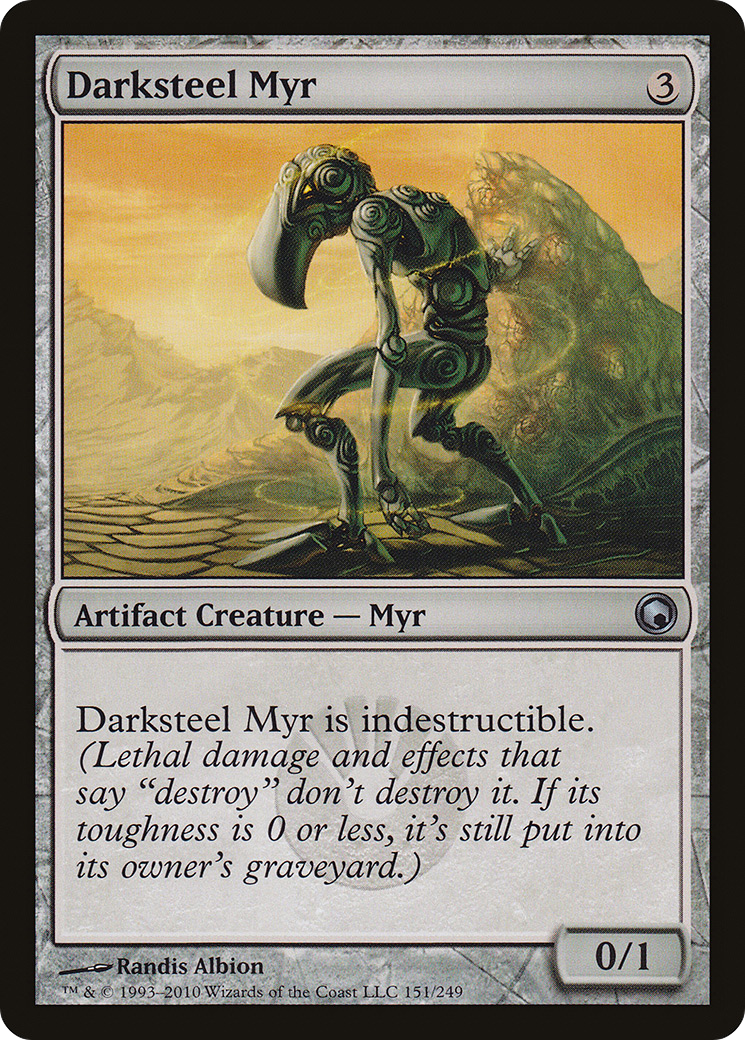{C} Darksteel Myr [Scars of Mirrodin][SOM 151]