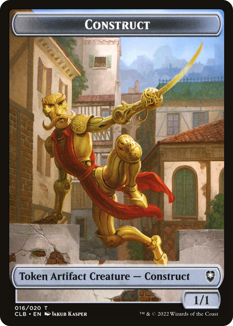 {T} Construct Token [Commander Legends: Battle for Baldur's Gate Tokens][TCLB 016]