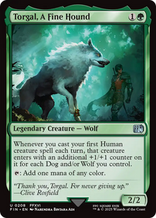 {@C} Torgal, A Fine Hound [FIN 208]
