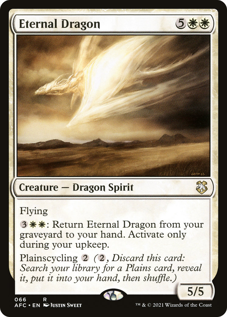{R} Eternal Dragon [Dungeons & Dragons: Adventures in the Forgotten Realms Commander][AFC 066]
