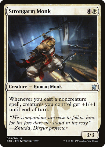 {C} Strongarm Monk [Dragons of Tarkir][DTK 039]