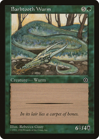 {C} Barbtooth Wurm [Portal Second Age][PO2 122]