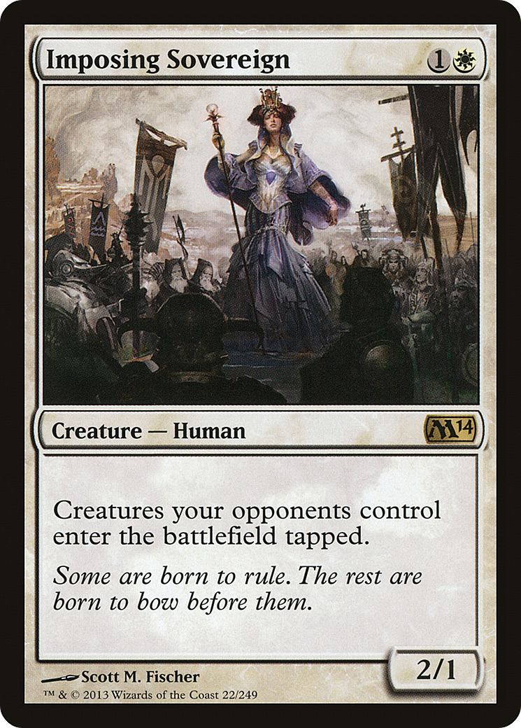 {R} Imposing Sovereign [Magic 2014][M14 022] - Misty Mountain Games