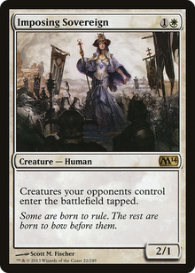 {R} Imposing Sovereign [Magic 2014][M14 022] - Misty Mountain Games