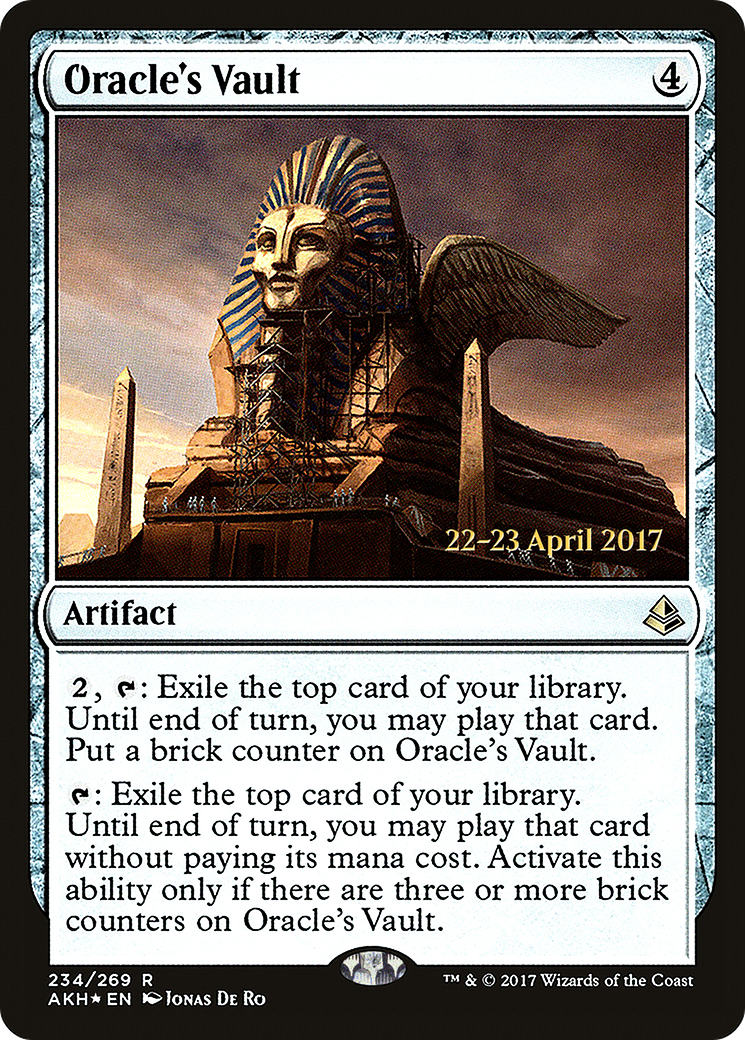 {R} Oracle's Vault [Amonkhet Prerelease Promos][PR AKH 234] - Misty Mountain Games