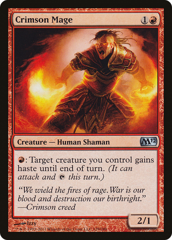 {C} Crimson Mage [Magic 2012][M12 129]