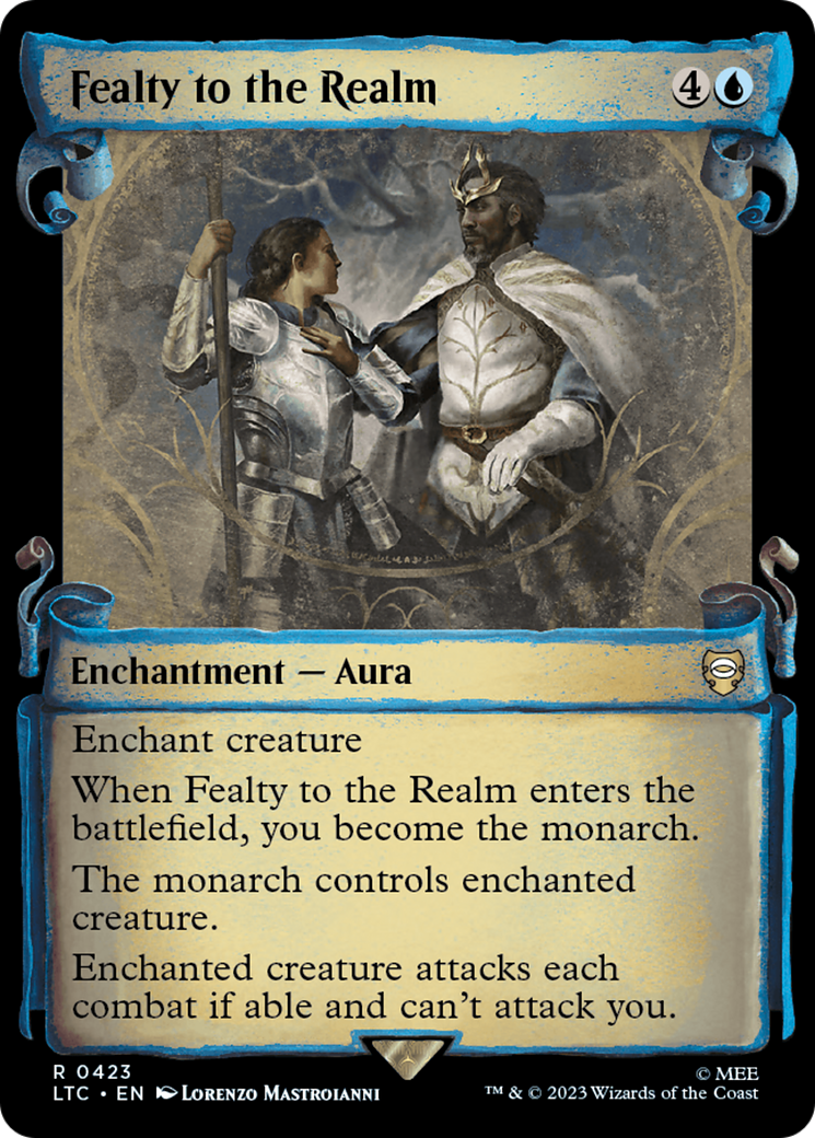 {R} Fealty to the Realm [The Lord of the Rings: Tales of Middle-Earth Commander Showcase Scrolls][LTC 423]