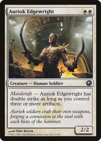 {C} Auriok Edgewright [Scars of Mirrodin][SOM 003]