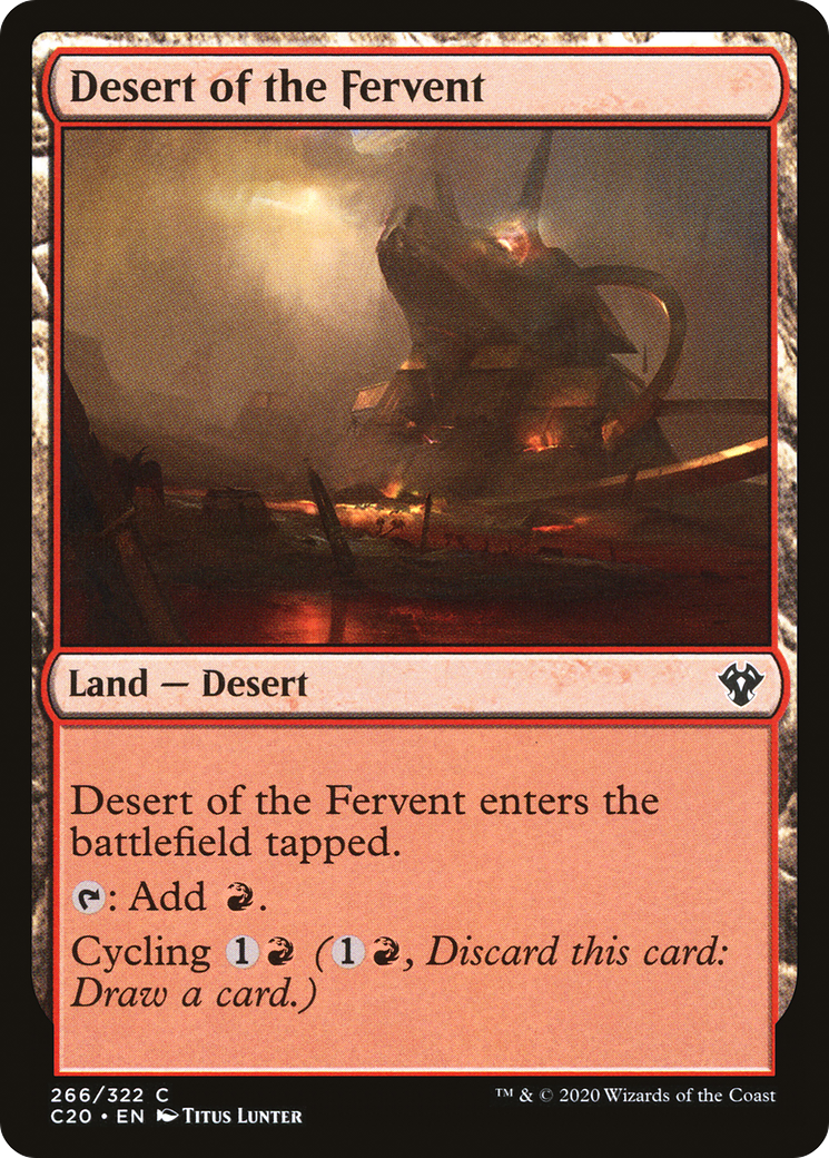 {C} Desert of the Fervent [Commander 2020][C20 266]
