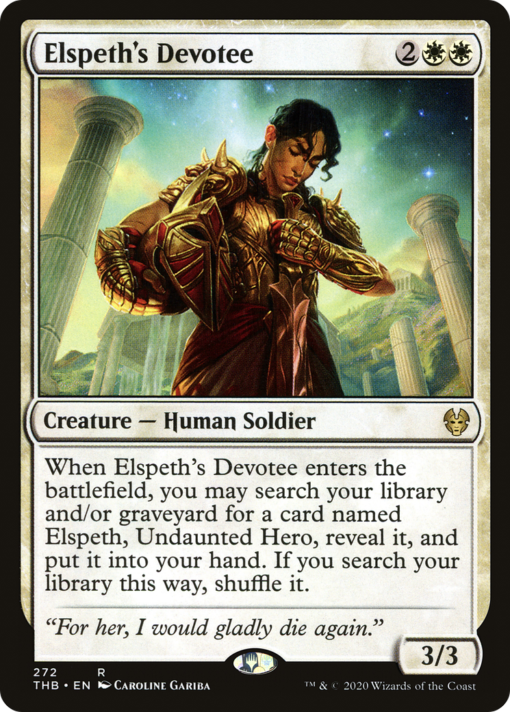 {R} Elspeth's Devotee [Theros Beyond Death][THB 272]
