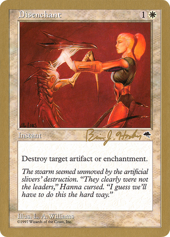 {C} Disenchant (Brian Hacker) [World Championship Decks 1998][GB WC98 BH16]
