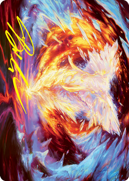 {A} Magma Opus Art Card (Gold-Stamped Signature) [Strixhaven: School of Mages Art Series][GS ASTX 032]