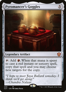 {R} Pyromancer's Goggles [Commander 2021][C21 259]