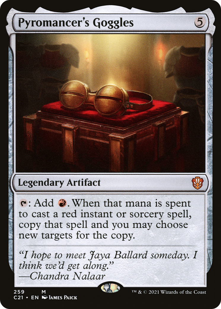 {R} Pyromancer's Goggles [Commander 2021][C21 259]