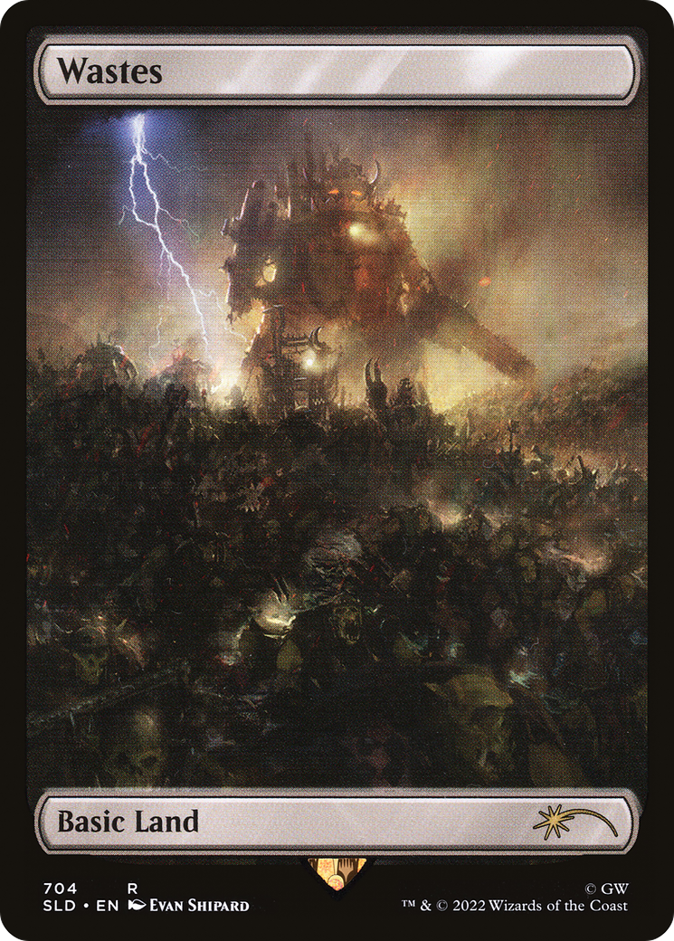 {B}[SLD 704] Wastes (704) (Extended Art) [Secret Lair Drop Promos]