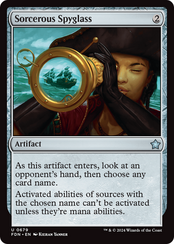 {@C} Sorcerous Spyglass [Foundations][FDN 679]