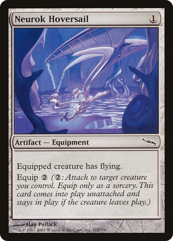 {C} Neurok Hoversail [Mirrodin][MRD 218]