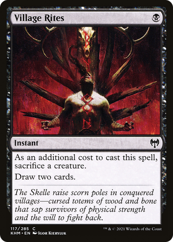 {C} Village Rites [Kaldheim][KHM 117]