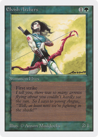 {R} Elvish Archers [Unlimited Edition][2ED 192]