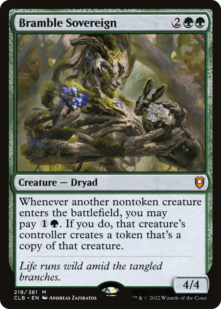 {R} Bramble Sovereign [Commander Legends: Battle for Baldur's Gate][CLB 218]