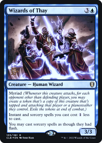 {R} Wizards of Thay [Commander Legends: Battle for Baldur's Gate Prerelease Promos][PR CLB 105]