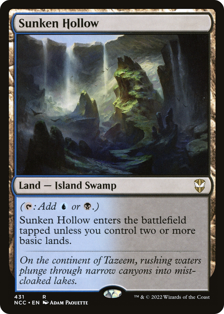 {R} Sunken Hollow [Streets of New Capenna Commander][NCC 431]