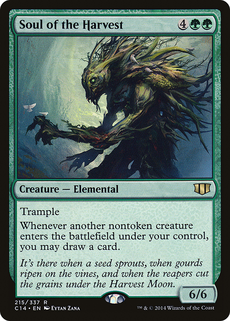{R} Soul of the Harvest [Commander 2014][C14 215]