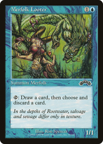 {C} Merfolk Looter [Exodus][EXO 039]