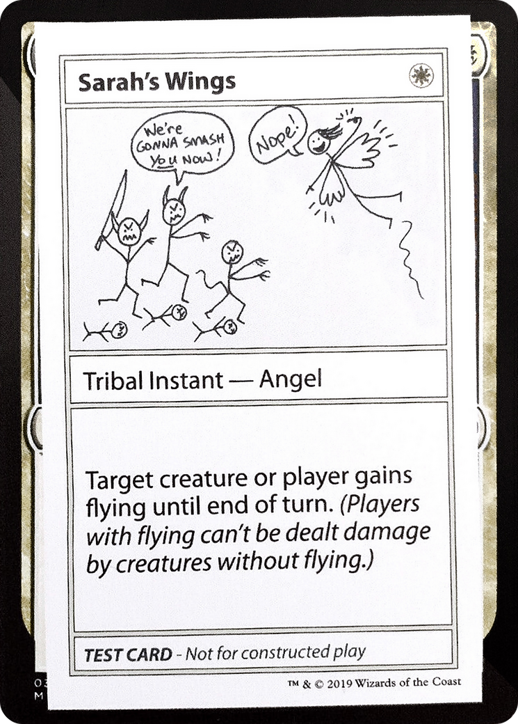 {R} Sarah's Wings (2021 Edition) [Mystery Booster Playtest Cards][CMB1 011]