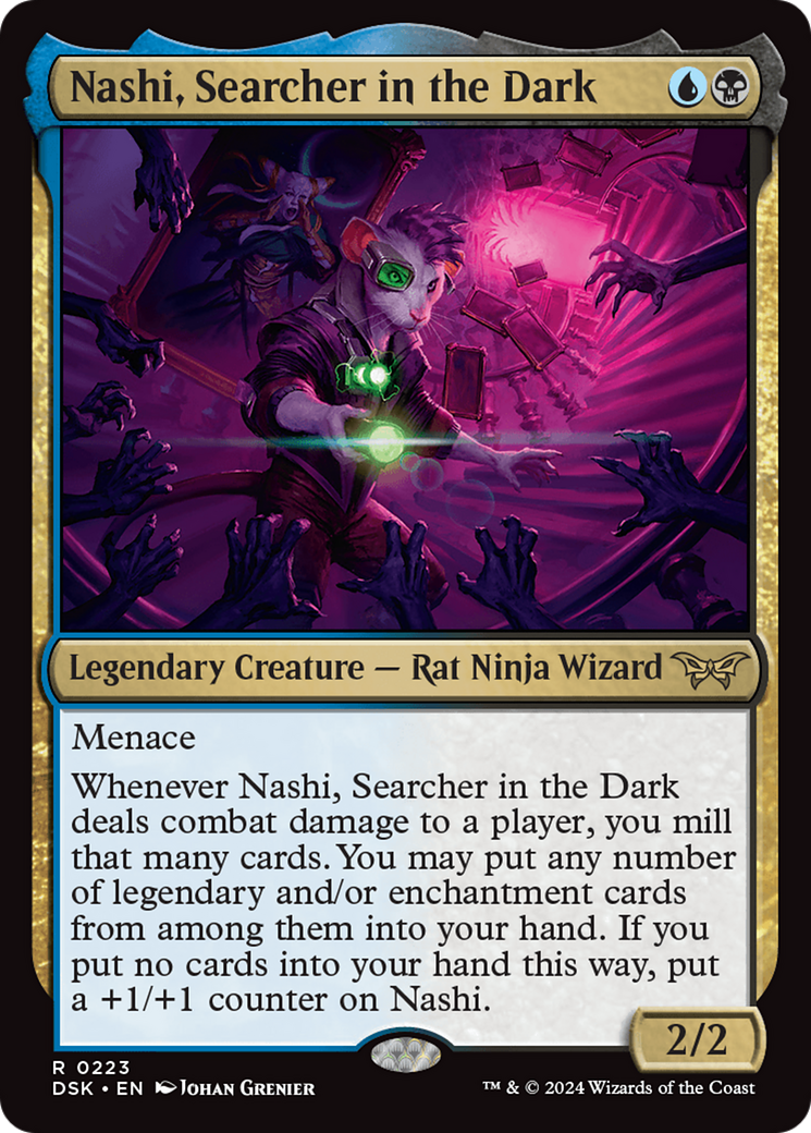 {@R} Nashi, Searcher in the Dark [Duskmourn: House of Horror][DSK 223]
