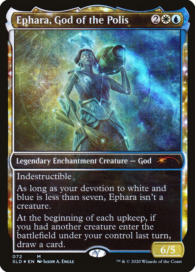 {R} Ephara, God of the Polis (Foil): (enchantment, Showcase) [Secret Lair Drop Series] [SLD 072]