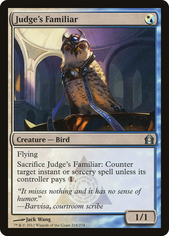 {C} Judge's Familiar [Return to Ravnica][RTR 218]