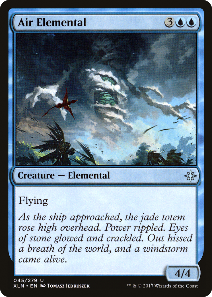 {C} Air Elemental [Ixalan][XLN 045]