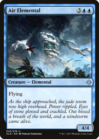 {C} Air Elemental [Ixalan][XLN 045]