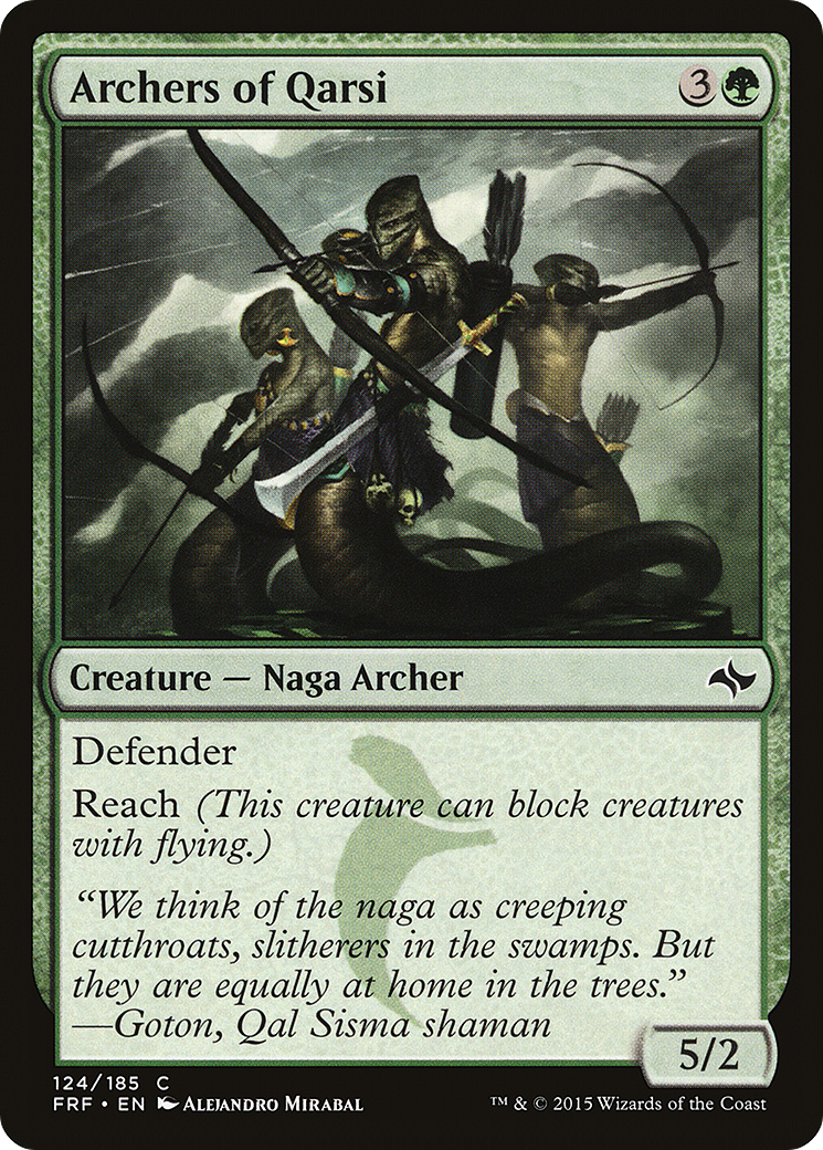 {C} Archers of Qarsi [Fate Reforged][FRF 124]