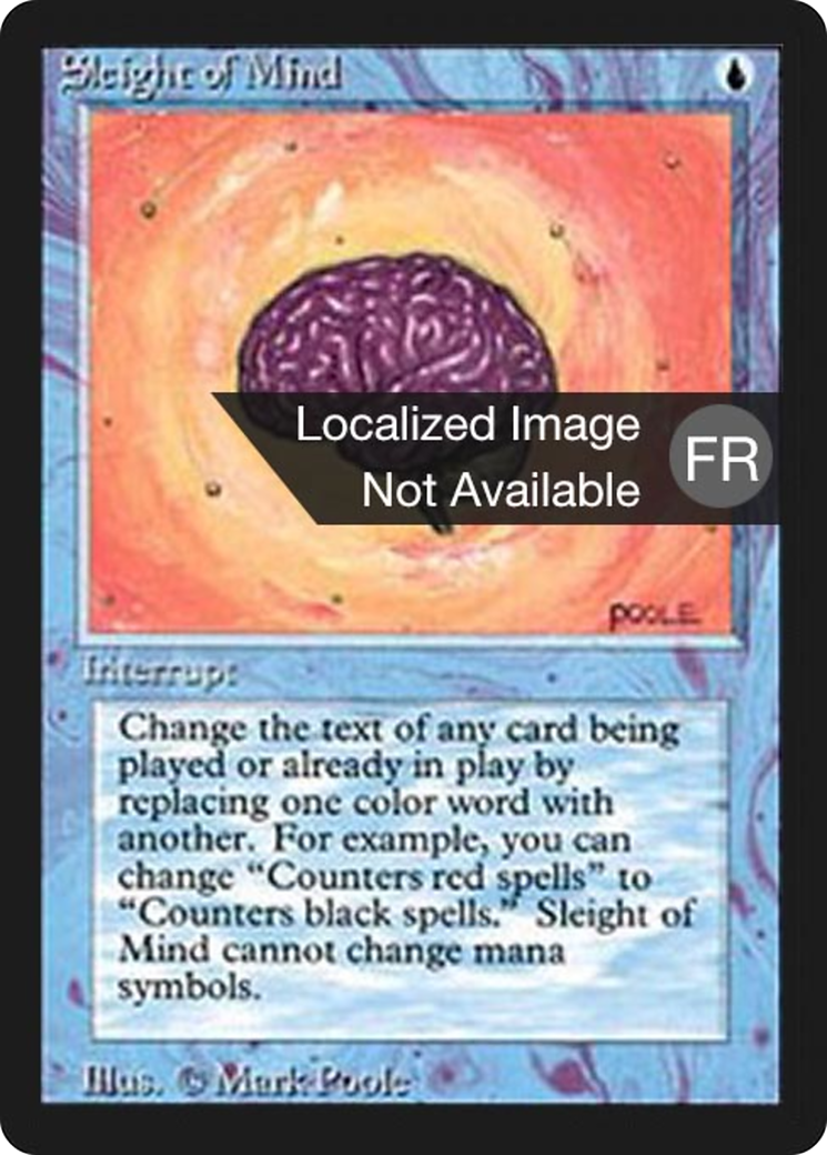 {F} Sleight of Mind [Foreign Black Border][FBB 3ED 081]