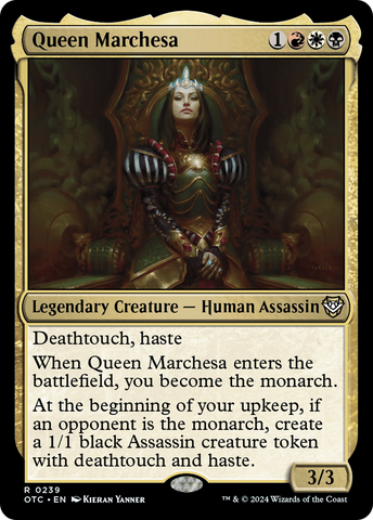 {R} Queen Marchesa [Outlaws of Thunder Junction Commander][OTC 239]