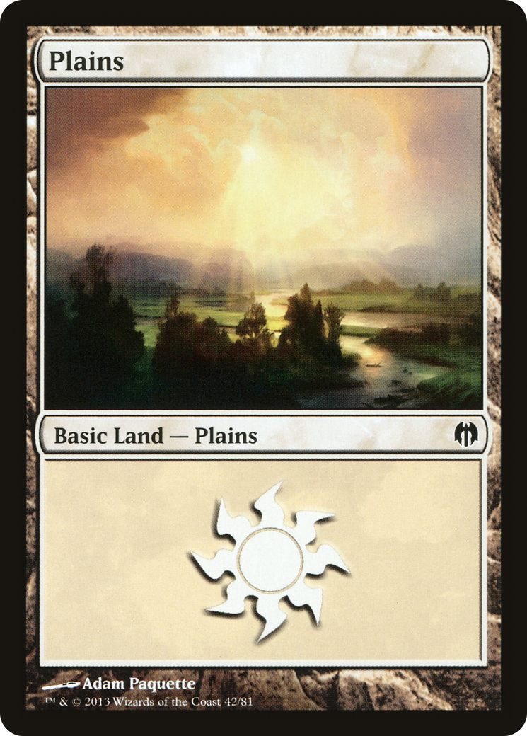{B}[DDL 042] Plains (42) [Duel Decks: Heroes vs. Monsters]