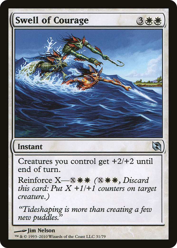 {C} Swell of Courage [Duel Decks: Elspeth vs. Tezzeret][DDF 031]