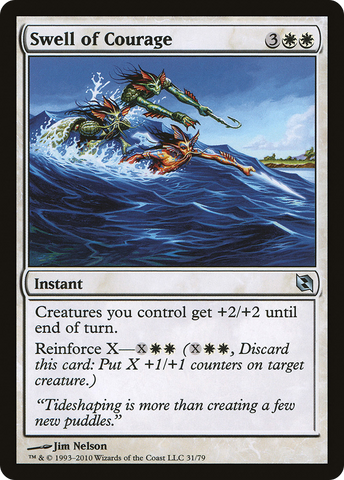 {C} Swell of Courage [Duel Decks: Elspeth vs. Tezzeret][DDF 031]