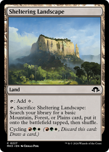 {C} Sheltering Landscape [Modern Horizons 3][MH3 227]