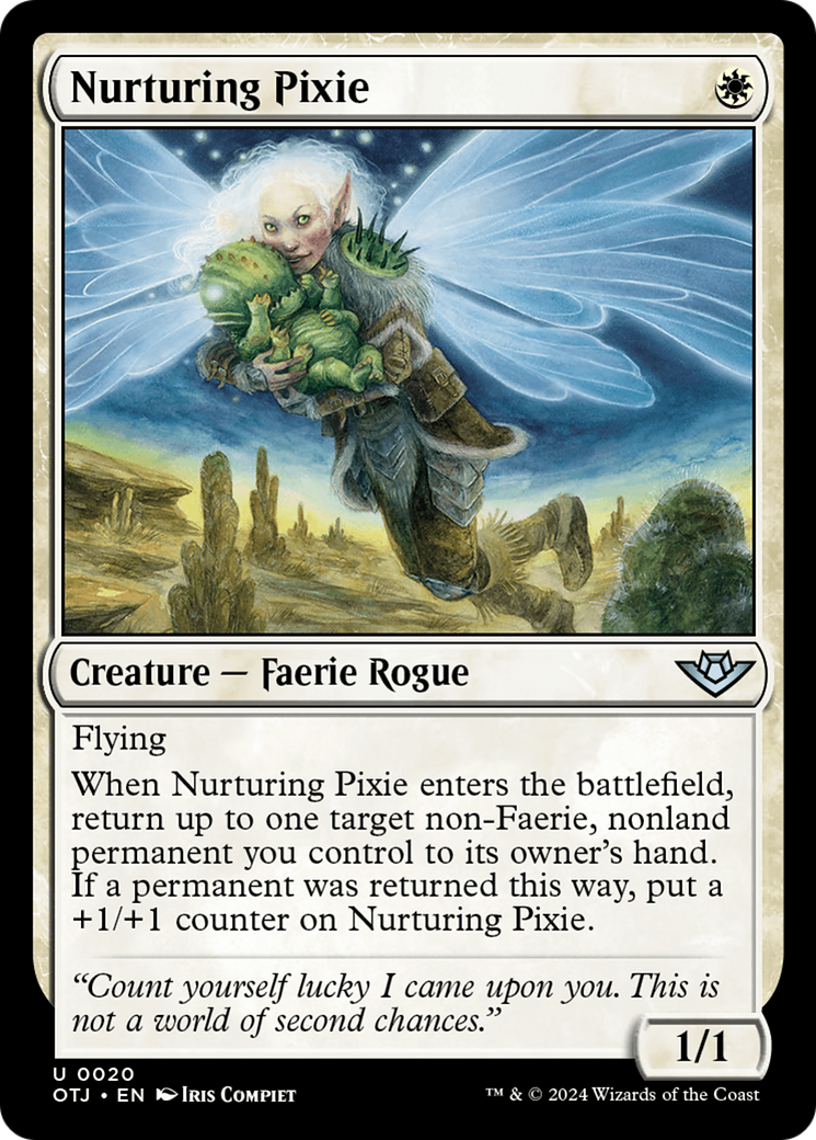 {@C} Nurturing Pixie [Outlaws of Thunder Junction][OTJ 020]