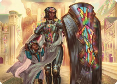 {A} Guardian of New Benalia Art Card [Dominaria United Art Series][ADMU 008]