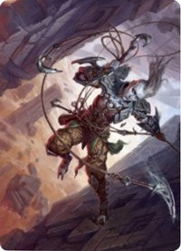 {A} Akiri, Fearless Voyager Art Card [Zendikar Rising Art Series][AZNR 074]