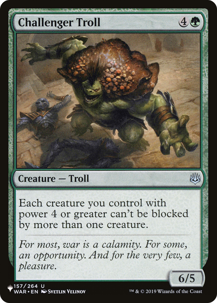 Challenger Troll [LIST 157/264]